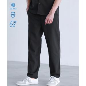 パンツ 「セットアップ対応」「接触冷感・防シワ・速乾」ドライポリロングパンツ メンズ