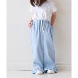 パンツ デニムスソフリルパンツ　 683667 キッズ 子供服 女の子
