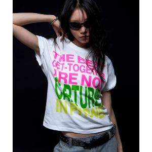 tシャツ 半袖 メッセージTEE レディース メンズ