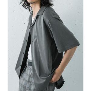 シャツ 半袖 「洗濯可」WASHABLE CUPRO SS O/C SHIRTS メンズ