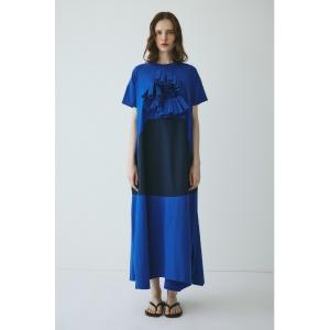 ワンピース Front ribbon docking dress / フロントリボンドッキングドレス