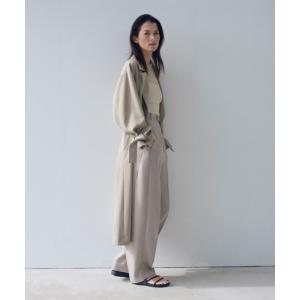 「styling/」 トレンチコート 1 グリーン レディース