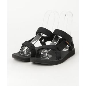 「Teva」 フラットサンダル 22cm ブラック レディース
