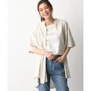 「GLOBAL WORK」 半袖チュニック FREE グレー系その他 レディース