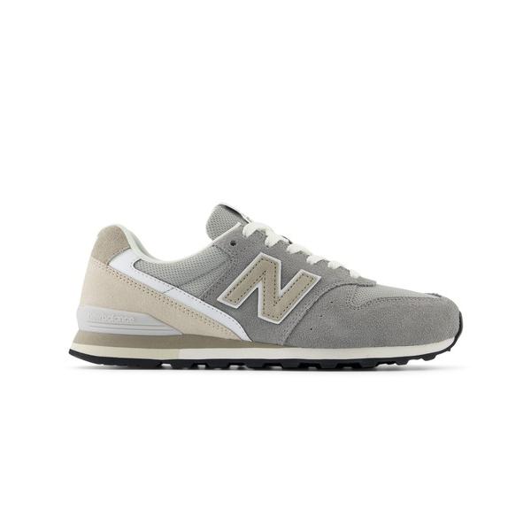 「New Balance」 ローカットスニーカー 24.5cm グレー レディース