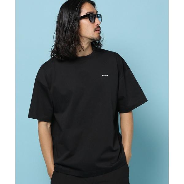 「HEREIAM」 半袖Tシャツ MEDIUM ブラック メンズ