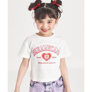 tシャツ カレッジハープリント Tシャツ キッズ 子供服 女の子