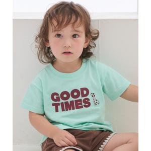 tシャツ 「プティプラ/WEB先行販売」ロゴ半袖Tシャツ キッズ 子供服 男の子