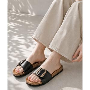 サンダル 夏 PLAKTON × FREAK'S STORE/プラクトン 別注 バックル付きサンダル レディース