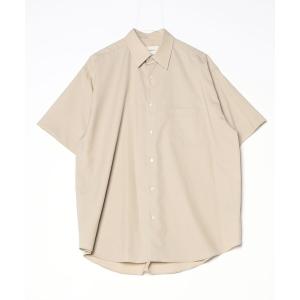 シャツ MARKAWARE（マーカウェア）Organic Wool 2/80 Tropical / Comfort Fit S/S Shirt メンズ