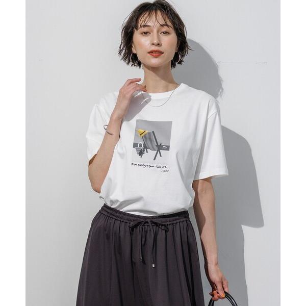 tシャツ 半袖 Lauren Rolwing コラボ グラフィックプリント Tシャツ レディース
