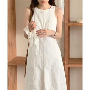 ワンピース YUGA_YGMC　　Korean-style  American sleeve A-line dress