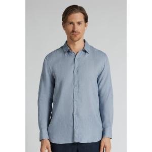 シャツ 100% Linen Shirt メンズ