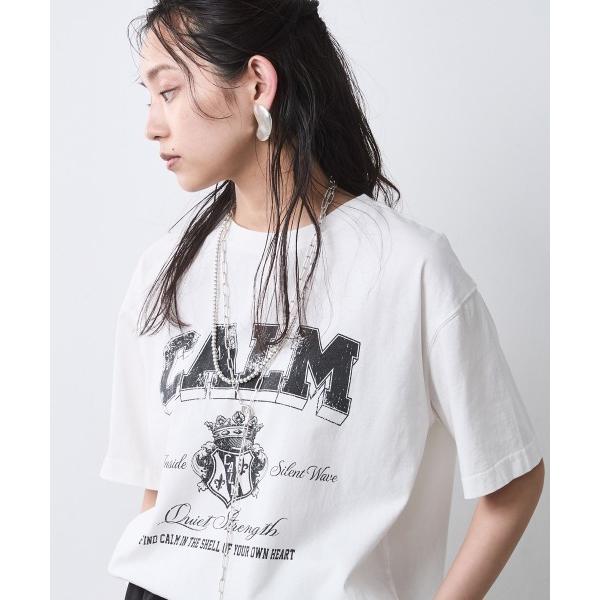 tシャツ 綿100％ピグメント染ロゴプリントTシャツ「大きいサイズ有」シックスタイル レディース