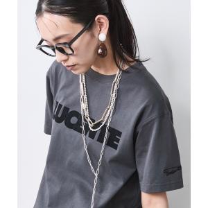 tシャツ 半袖 綿100％ロゴプリントTシャツ「大きいサイズ有」シックスタイル レディース