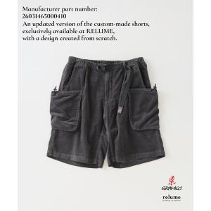 ハーフパンツ ワイドパンツ パンツ GRAMICCI / グラミチ 別注 サマーコーデュロイ カーゴ ショーツ メンズ｜ZOZOTOWN Yahoo!店