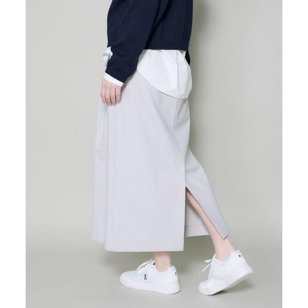 ロング スカート ドライツイスト ストレートタックスカート