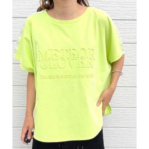 tシャツ 半袖 エンボスロゴプルオーバージャージ レディース