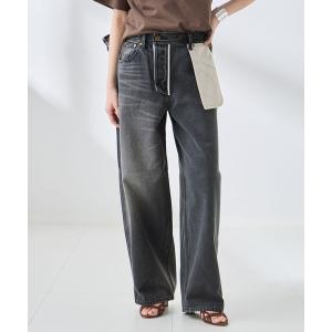 ワイドパンツ ジーンズ デニム デニムパンツ 「追加」別注 INSCRIRE*LEE*L'ESSAGE COWBOY/RIDERSPANTS デニム