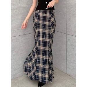 M DOLLY スカート *M DOLLY original* slit ribbon mermaid skirt