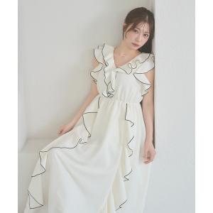 ワンピース 夏 raffle flill dress / ラッフルフリルワンピース