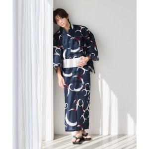 浴衣 メンズ浴衣3点セット（浴衣・帯・下駄） メンズ