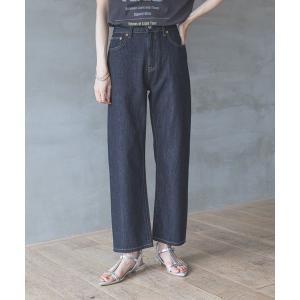 「GLOBAL WORK」 デニムパンツ MEDIUM ネイビー レディース