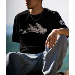 「BAIT」 半袖Tシャツ - ブラック メンズ