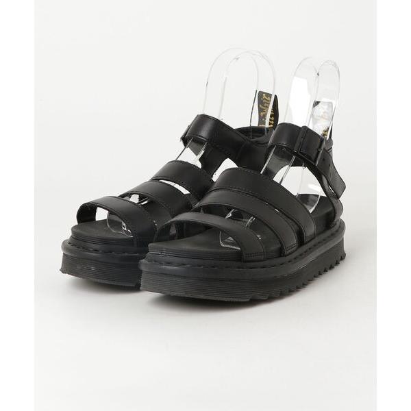 「Dr. Martens」 フラットサンダル - ブラック レディース