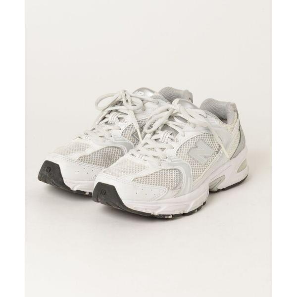 「New Balance」 ローカットスニーカー 24.5cm ホワイト レディース