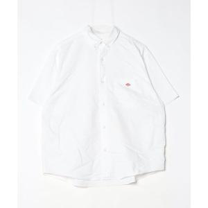 「DANTON」 半袖シャツ 38 ホワイト メンズ