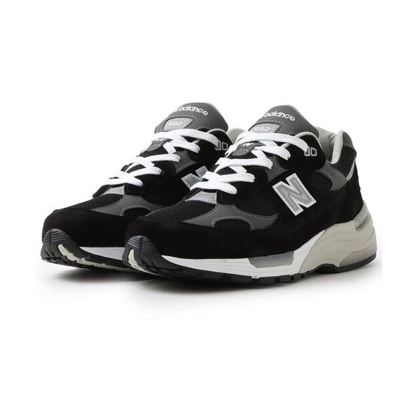 「New Balance」 ローカットスニーカー 27.5cm ブラック メンズ