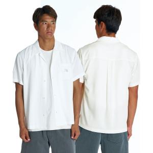 シャツ 半袖 QUIKSILVER メンズ DNA BUBBLE OPEN SHIRT 半袖オープンカラーシャツ レーヨン「2026年夏モデル」 メンズ