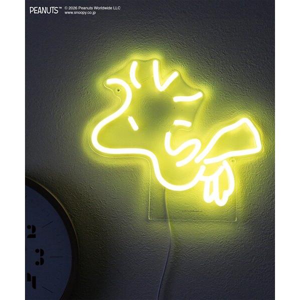 照明 「PEANUTS」 NEON LIGHT Woodstock ネオンライト