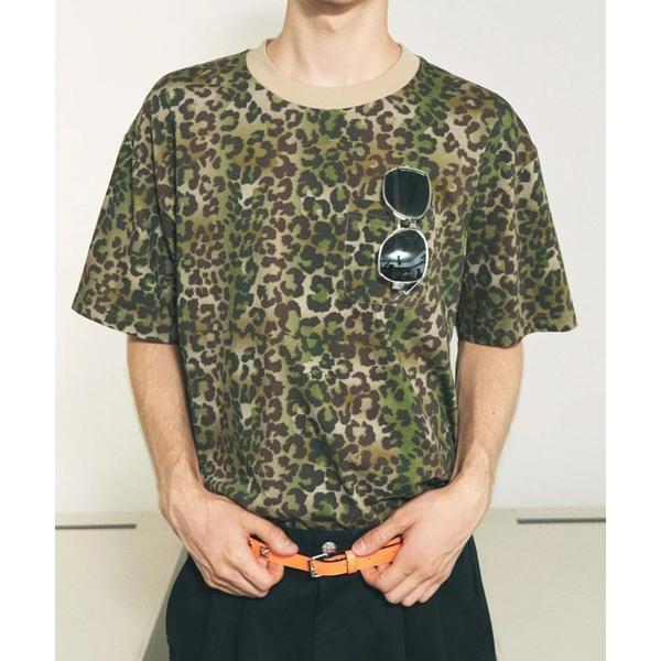 tシャツ 「PHINGERIN」OPTICAL LOOP T-SHIRT LEOPARD メンズ