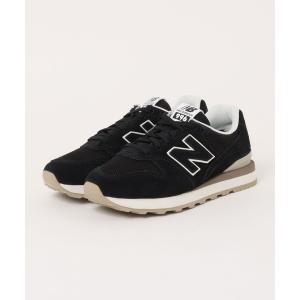 「New Balance」 ローカットスニーカー 24.5cm ブラック レディース