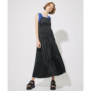 「A + TOKYO」 キャミソールワンピース 1 ブラック レディース
