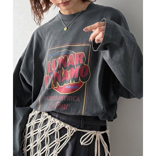 「Java」 半袖Tシャツ MEDIUM グレー レディース