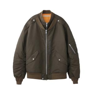 ma1 ma-1 「JOHN LAWRENCE SULLIVAN」NYLON TWILL DOUBLE FRONT BOMBER JACKET メンズ
