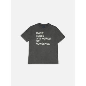 tシャツ 半袖 「Nudie Jeans」ヌーディージーンズ Joni T-Shirt 132014 / Tシャツ / Make Sense / Antracite レディース