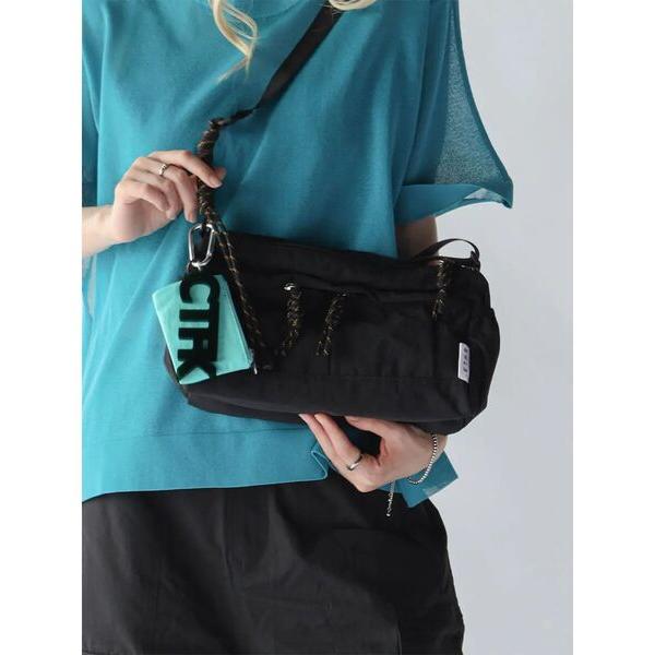 ショルダーバッグ バッグ Fabric Color Block Cord Shoulder Bag ...