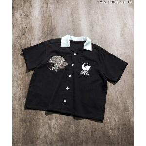 ブラウス シャツ 「リンク」WEB限定 ゴジラ刺繍シャツ キッズ 子供服 男の子｜ZOZOTOWN Yahoo!店