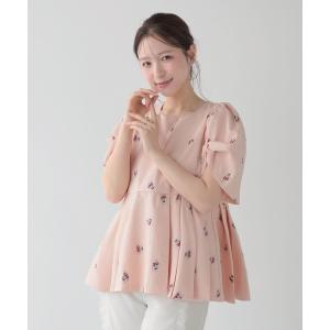 Fit more（フィットモア） パイピングスクエアネックトップス