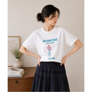 tシャツ 半袖 「 TRICOMER / トリコメル 」 BOHEME BOTANIQUE A / Tシャツ レディース
