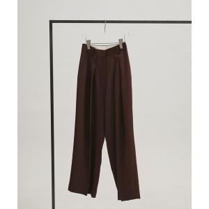 スラックス パンツ 「TODAYFUL/トゥデイフル」Tuck Wide Trousers レディース