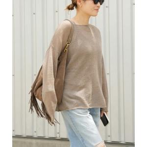 サマーニット ニット セーター LINO Sheer プルオーバー レディース