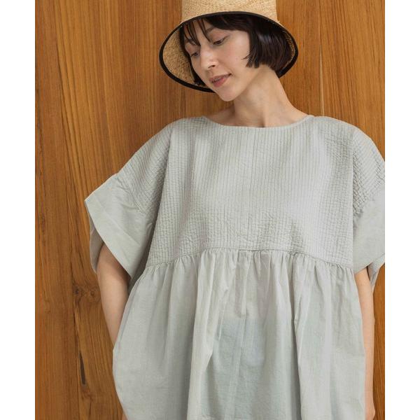 ブラウス シャツ 「natural by clip」インドピンタックブラウス レディース