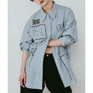 ブラウス シャツ 「Knuth Marf」クヌースマーフ　embroidered shirt レディース メンズ