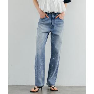 ワイドパンツ ジーンズ デニム デニムパンツ PAINTING JEANS/ペインティングジーンズ レディース