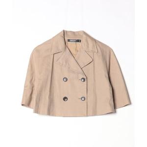 「DKNY DONNA KARAN NEW YORK」 ジャケット 2 ベージュ レディース